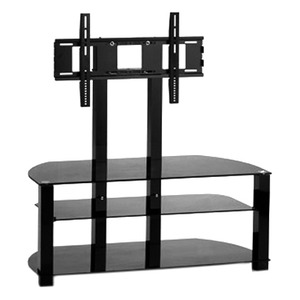 * 32-60" Universal TV AV Entertainment Stand with Integrated TV